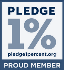 Pledge 1 percent - Proud member